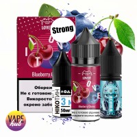 Набір Flavorlab Love it Strong 30 мл 50 мг - Blueberry Cherry