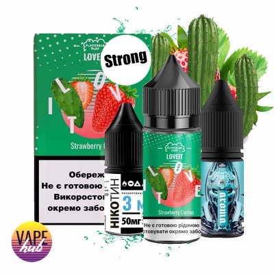 Набор Flavorlab Love it Strong 30 мл 50 мг - Strawberry Cactus - купити
