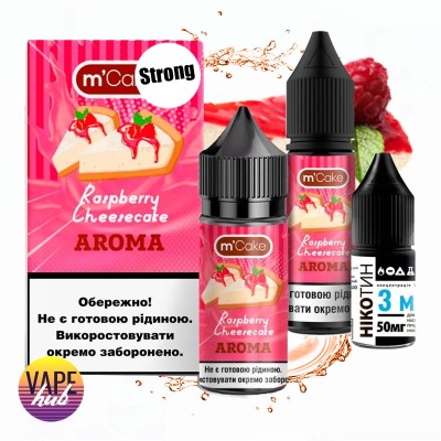 Набор M-Cake Strong 30 мл 50 мг - Raspberry Cheesecake - купити