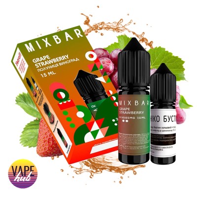 Набір Mix Bar 15 мл 50 мг - Grape Strawberry - купити