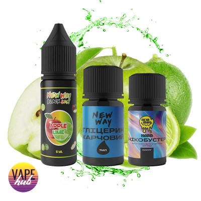 Набір New Way Black 15 мл 65 мг - Apple Lime - купити