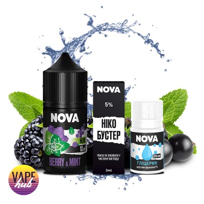 Набір Nova 30 мл 50 мг - Berry&Mint - купити