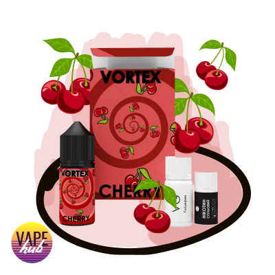 Набір сольовий Vortex 30 мл 25 мг - Cherry - купити