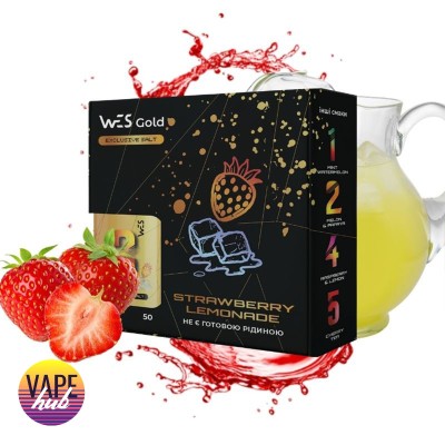 Набір WES Gold 30 мл 50 мг - Strawberry Lemonade - купити