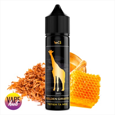 Рідина WES Golden Giraffe 60 мл 9 мг - Тютюн з медом - купити