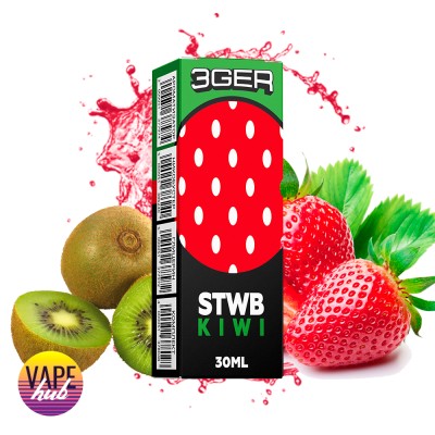 Набір 3Ger Salt 30 мл 50 мг - Strawberry Kiwi - купити