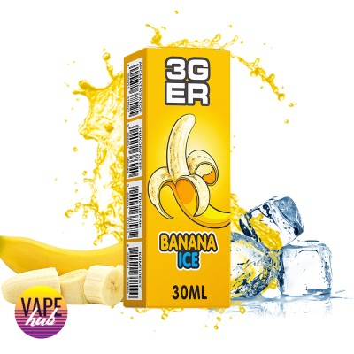 Набір 3Ger Salt 30 мл 50 мг - Banana Ice - купити