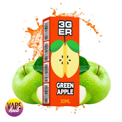 Набір 3Ger Salt 30 мл 30 мг - Green Apple - купити