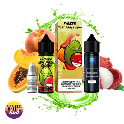 Набір F*cked Lab Organic 60 мл 3 мг - Lichi Peach Guava - купити
