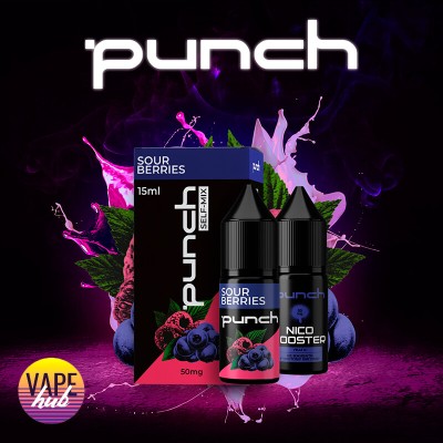 Набір сольовий Punch 15 мл 65 мг - Sour Berries - купити